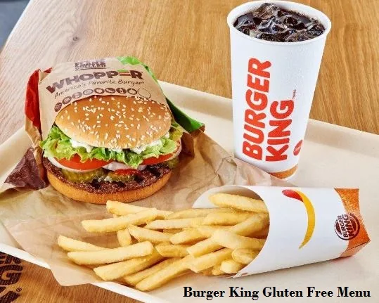 Burger King Gluten Free Menu