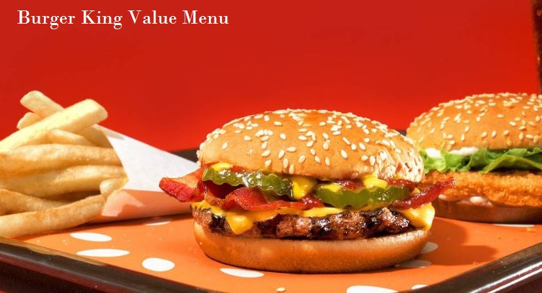 Burger King Value Menu