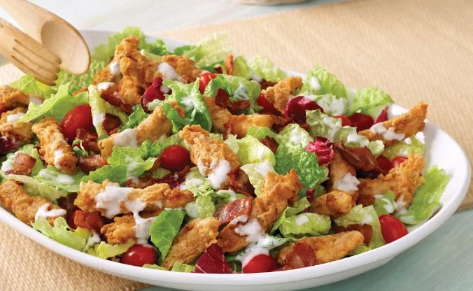 Crispy Chicken Club Salad