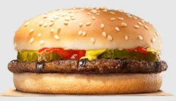 Hamburger Jr. King Meal